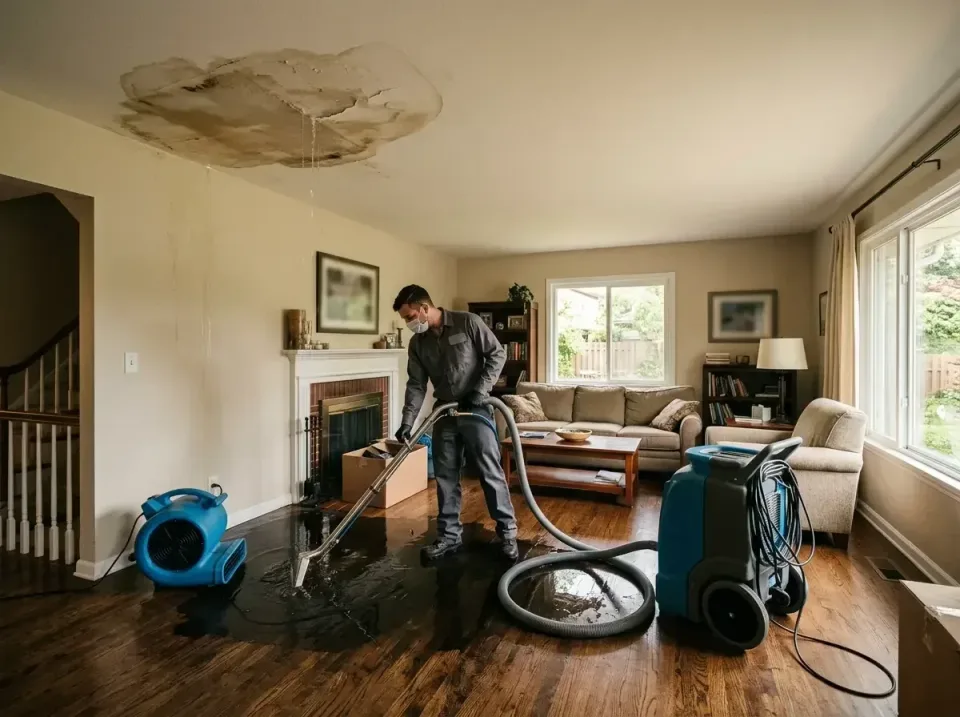 attic-pipe-burst-ceiling-drip-008 — frequently asked questions, Water Damage Restoration & Carpet Care in Clarence Center, NY